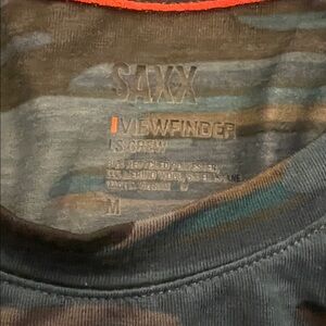 Saxx Viewfinder Men Polyester/Merino Wool  Long Sleeve Crew Neck T-Shirt Size M